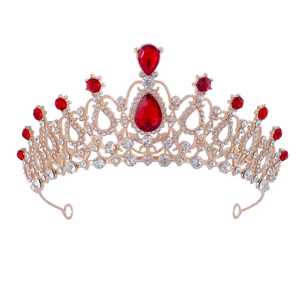 Princess Crown Tiara Children's High End Crystal Headband Girls Headband Little Girl Birthday Crown Baby Hair Accessories