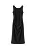 Shenzhen Nanyou Elegant French Square Neck Suspender Dress - Women's Summer Long Skirt