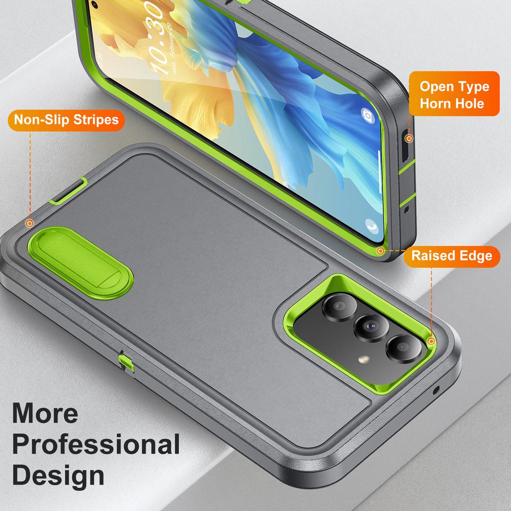 Anti-Schweiß-tragbare Kickstand-Abdeckungshülle für Samsung Galaxy A54 A14 5g A13 A53 S22 Plus S23 Ultra stoßfeste harte Abdeckungen