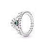 New 925 Silver Sparkling Bow Double Hearted Zircon Ring for Women DIY High Quality Wedding Jewelry Gifts