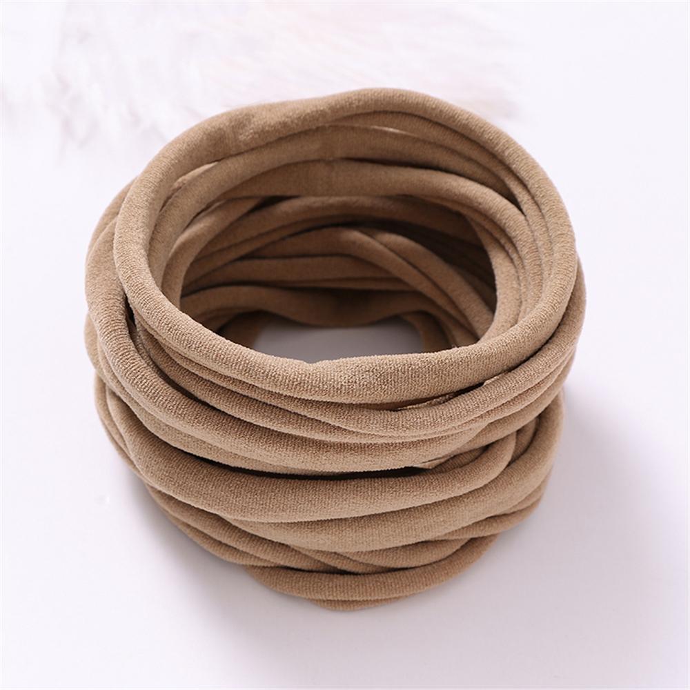 20 Stück/Los Baby Mädchen DIY Nylon Stirnbänder Weiches Spurloses Dehnbares Stirnband für Kinder Haarband Mädchen Elastische Haarschmuck