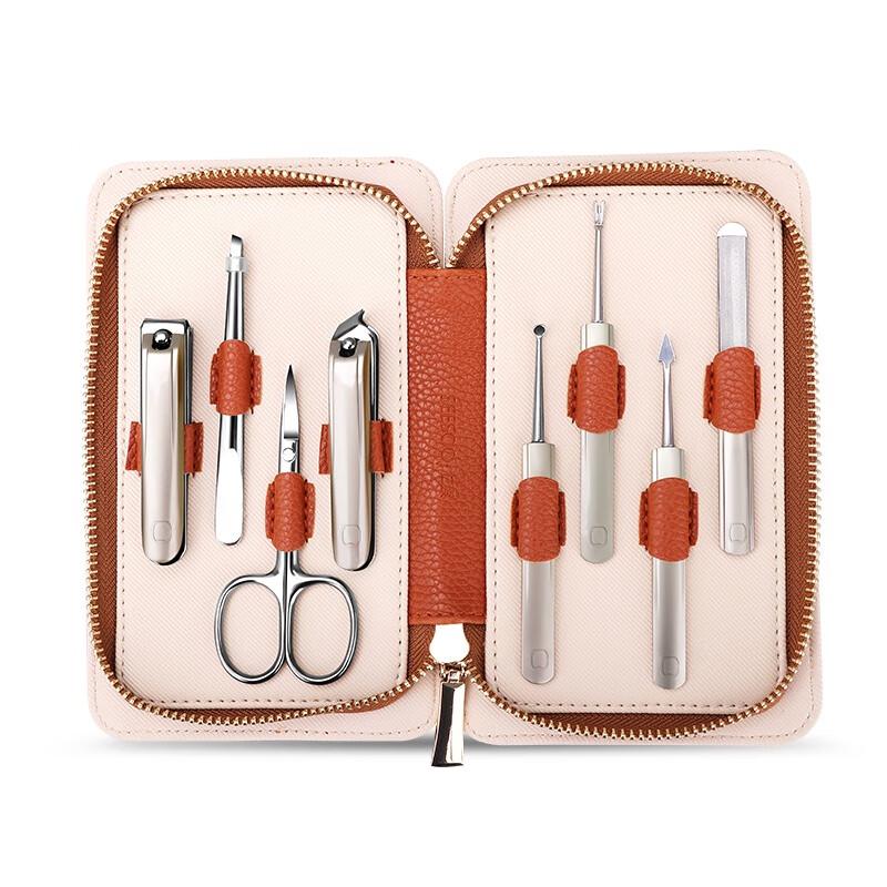 SEESOO Deluxe Pioneer 8-Piece Nail Clipper Manicure Set