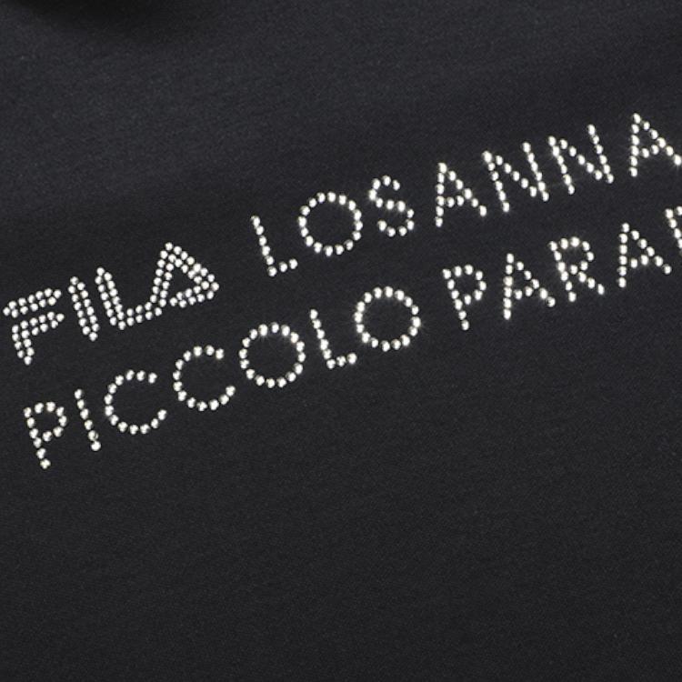 New FILA Sweatshirts Women's Jet Black F11W138256F-BK