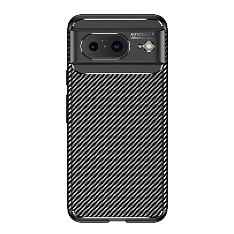 Anti-drop Phone TPU Case for Google Pixel 8,Carbon Fiber Texture Protective Phone Cover