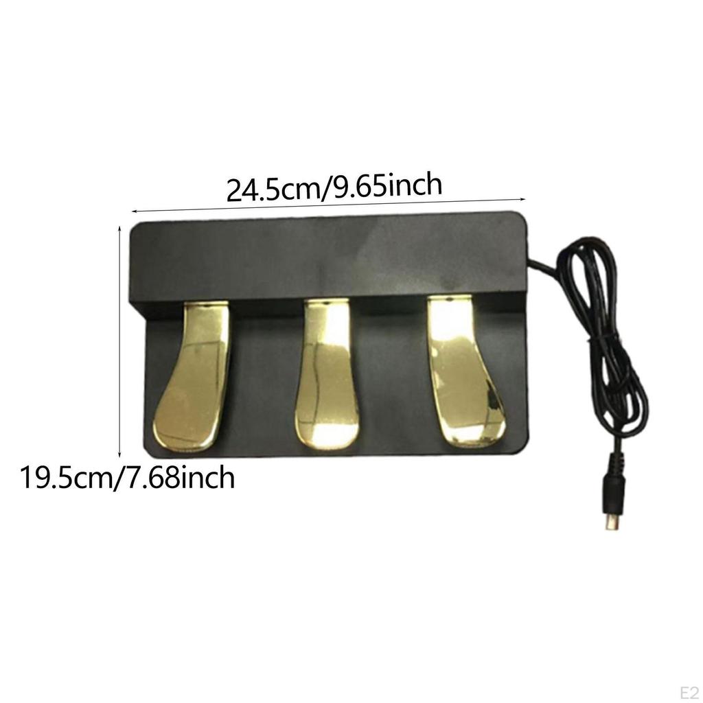 Piano Sustain Pedal Compact Music Instrument Lightweight for Performance Exercise