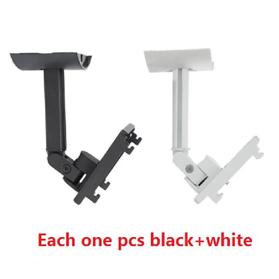 2/4PCS Speaker Stand Bracket Universal Stainless Steel Mount Hanger For Speaker Wall Mount Bracket UB-20II 535 525 550 Black