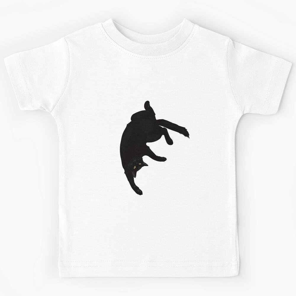 Black Cat Kids T-Shirt 120