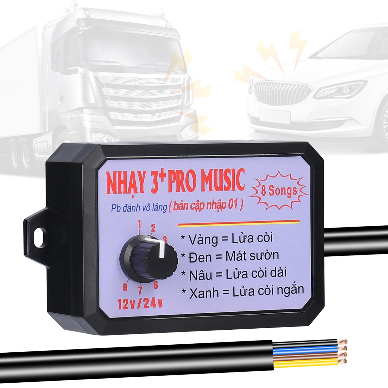 

Контроллер автомобильного звукового сигнала, электрический звуковой сигнал, динамик, блок управления звуком с переключением 12 звуковых эффектов, 12-24 В