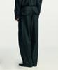 SSY Belted Pin Wide Slacks Black