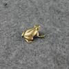 Vintage Copper Small Frogs Figurines Office Desk Crafts Ornaments Home Decor Accessories Retro Brass Animal Statue Decorations