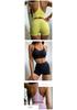 Women's High Waist Yoga Shorts with Drawstring - European & American Style, Nude Feel Fitness Clothing