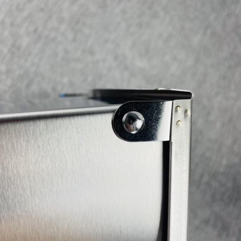 Flip-Top Stainless Steel Seasoning Box