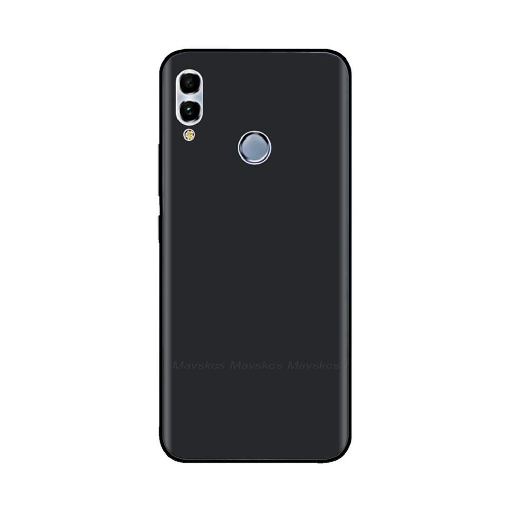 For Huawei P Smart 2019 6.21" Soft Black Silicone Phone Back Cover Case For Huawei P Smart 2019 POT-LX1 POT-LX3 POT LX1 Case Bag