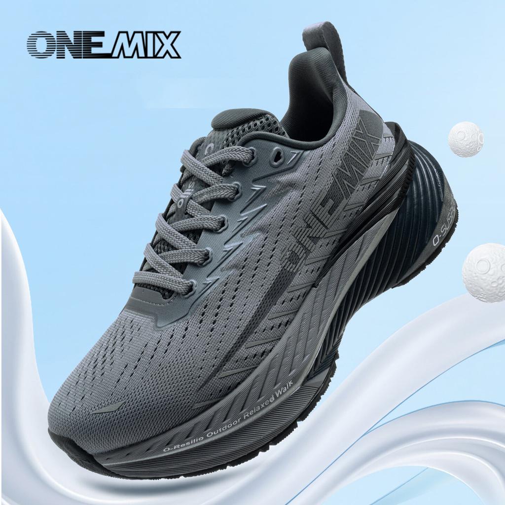 Pantofi de alergare ușori Onemix pentru bărbați și femei Pantofi sport cu amortizare stabilă Pantofi de mers rezistenți la impact Noi pentru exterior