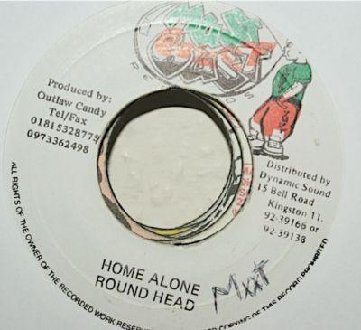 

7inch Record ROUND HEAD - Home Alone NONE Must Bust Jamaica Reggae, Ska & Dub Used