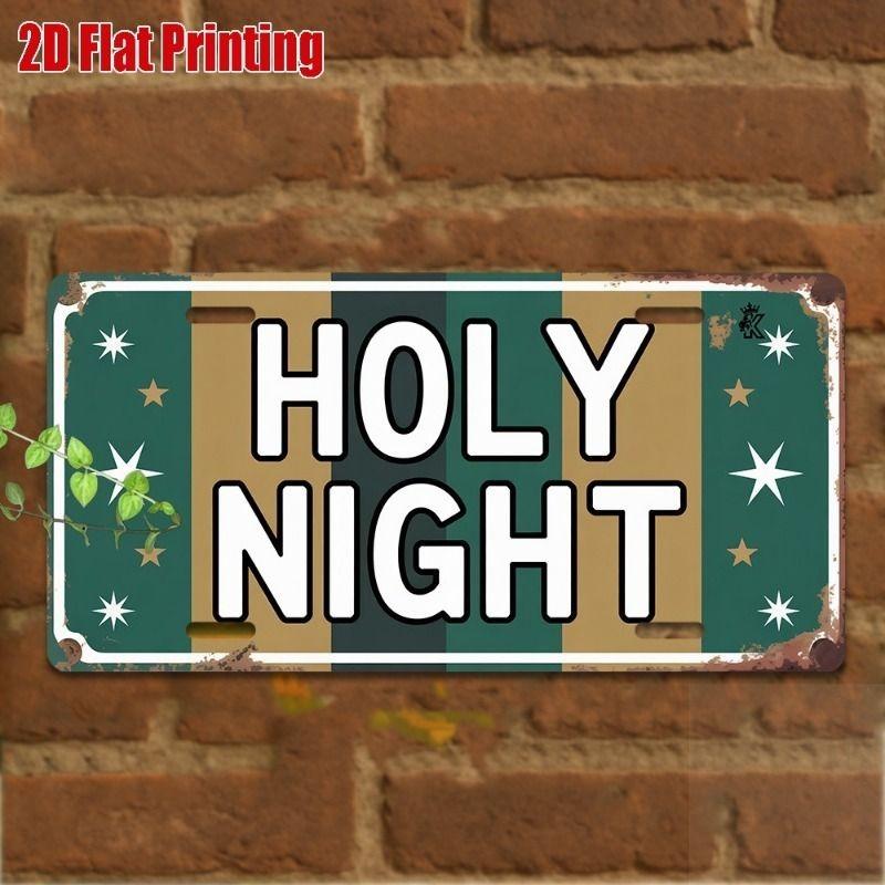 Motorcycle Souvenir License Plate, Metal Auto Wall Decor 15x30cm