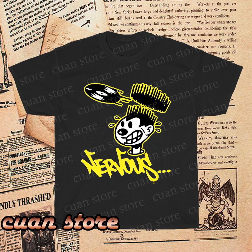 

New Nervous records logo T-Shirt Funny Size S to 5XL M