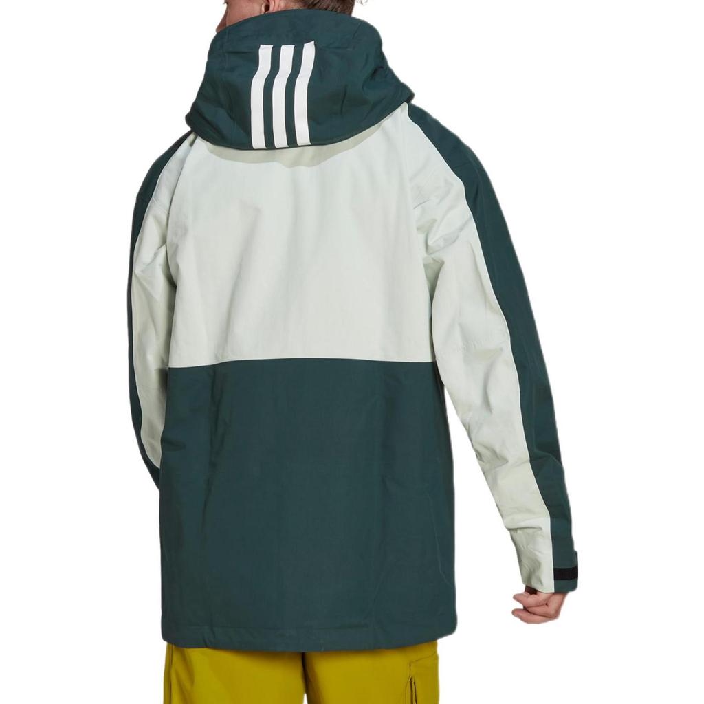 adidas Terrex Post-Consumer Snow Jacket Asia Sizing 'White Green' Men's HC7727