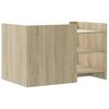 Coffee Table Sonoma Oak 80 x 50 x 50 cm Particleboard