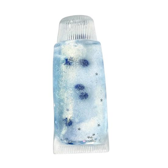 Pressure Relief Toy Stress Toothpaste Tube Toy Strawberry Blueberry Lemon Clover Squeeze Anxiety Relieving Clear Fidget Fruit
