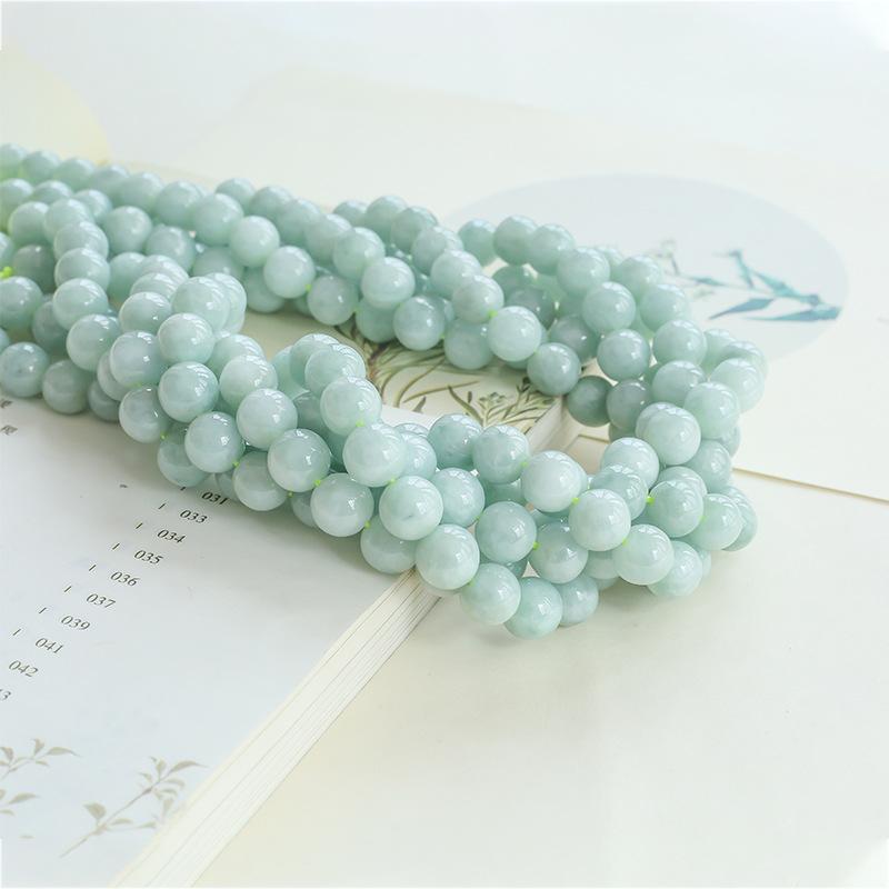 Natural Crystal Bracelet Jadeite Jade Bracelet Work In Progress Beaded Jewelry Long String Jewelry Accessories Loose Beads