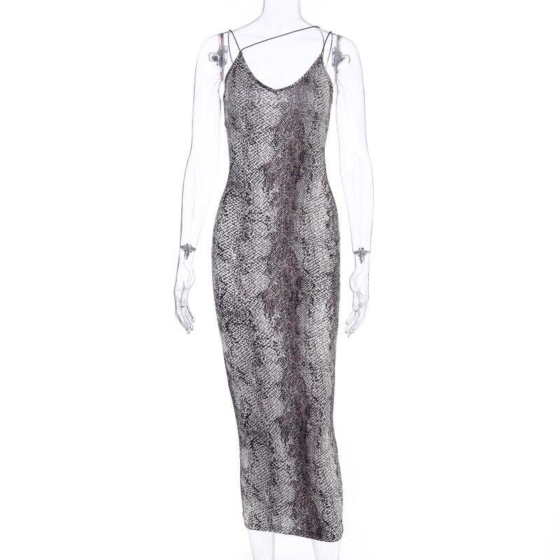 Leopard Print Sleeveless V-Neck Sexy Midi Dress Spring Women Fashion Streetwear 2022 Christmas Party Outfits dresses
