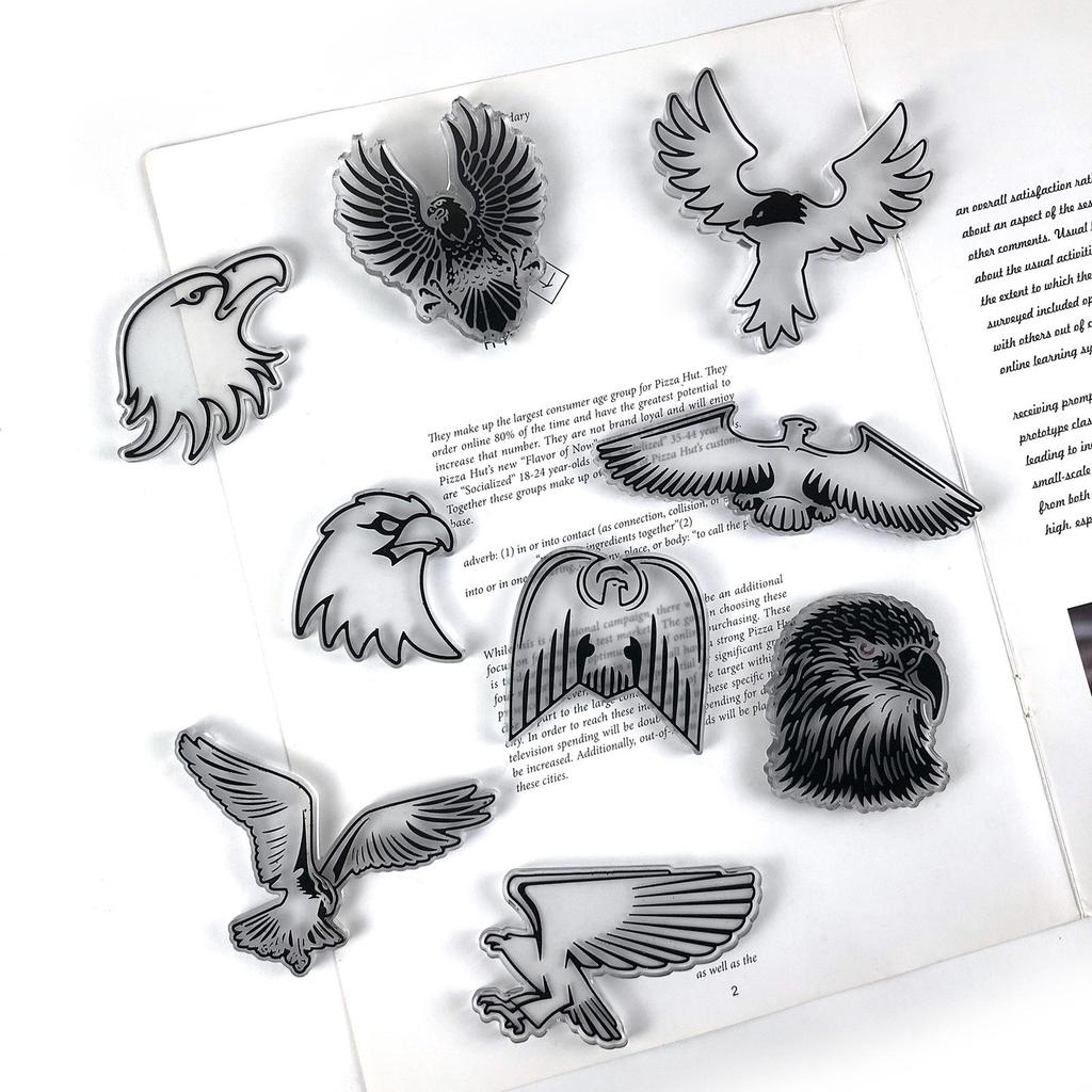 Eagle Shape Pendant Moulds DIY Keychain Molds Clay Moulds Jewelry Making Tools Silicone Material for Hand Making Pendant