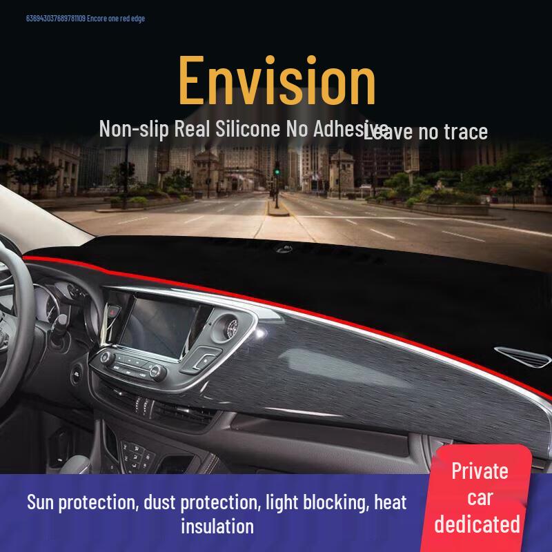 Compatible Sunshade Anti-Glare Mat for Buick Envision, Verano, LaCrosse, and Excelle Front Dashboards