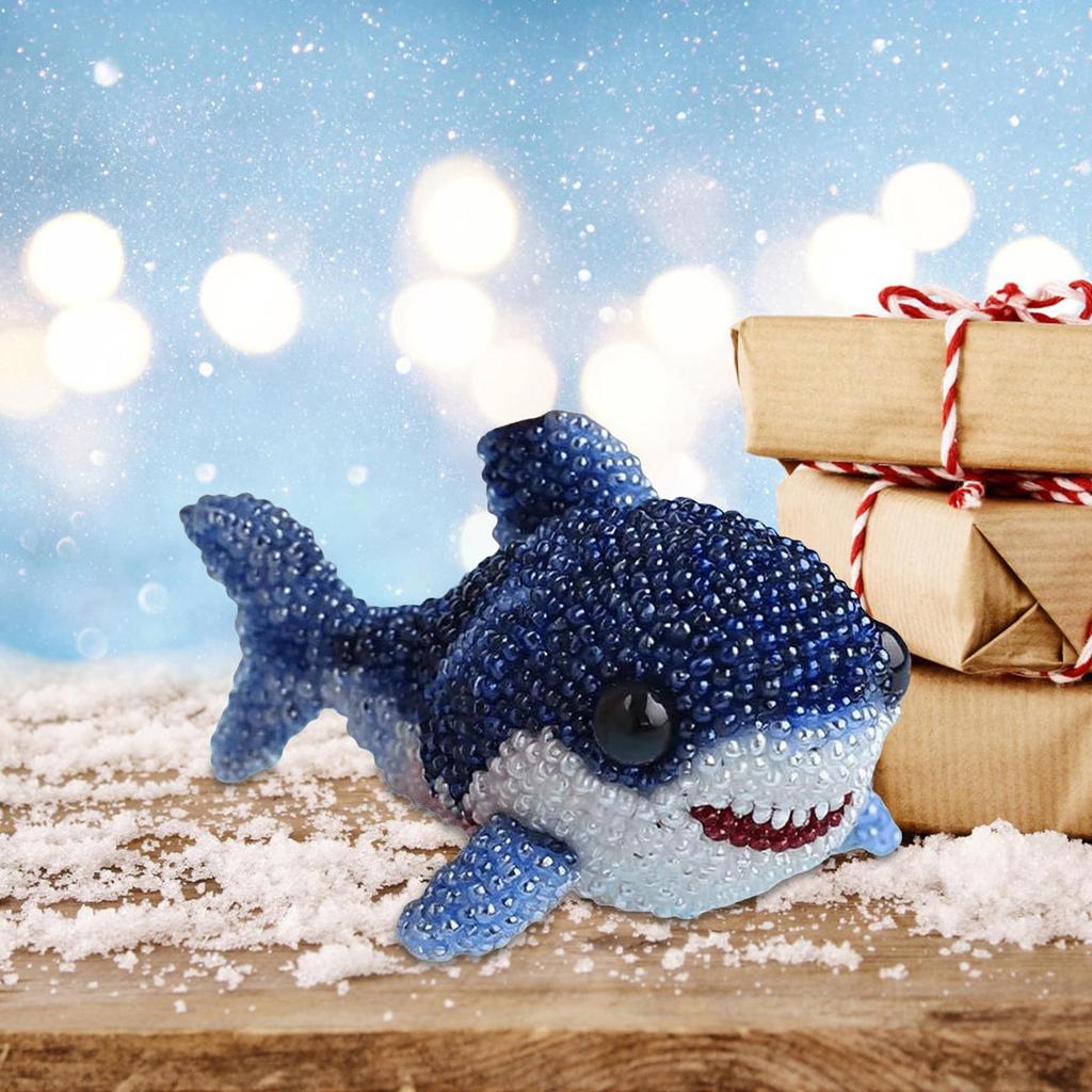 Perlenstickerei-Set Tiere Stickerei-Set für Anfänger 3D-Bastelprojekte Schmuckornamente für Heimdekoration Hobbykurse Feiertag