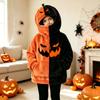 Dětská Unisex mikina s kapucí na Halloween s vintage designem dýně