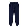 Mens Fleece Jogger Pants Casual Sportswear Straight Fit Elastic Waist Drawstring Bottom