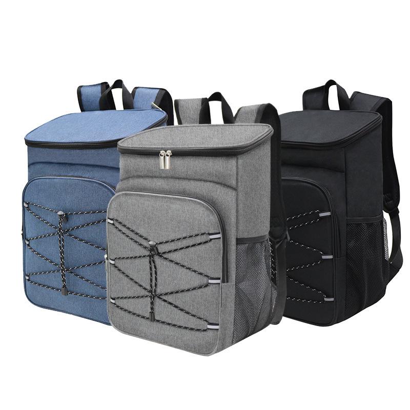 Cross-Border Large Capacity Insulated Picnic Backpack - Oxford Cloth, Double Shoulder Design