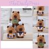 Whimsical Capybara Keychain Plush Toy With Chef Outfit Perfect For Cute Decor Home