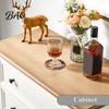 Non-slip Solid Wood Cup Mats Retro Elk/Vinyl Record Coasters, Decorative Wooden Mats, Insulated Table Natural Decor for Home Office Mat, Non
