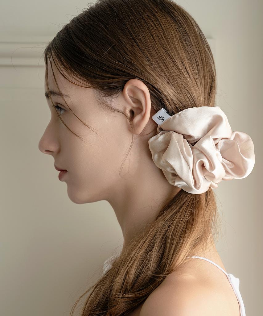 Has [Set] Hdm009 Basic Satin Scrunchie