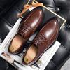Handmade Brand Men Oxford Shoes Fashion Casual Leather Men Flats Soft Outdoor Business Shoes Versatile Man Formal Dress Footwear