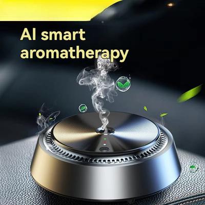 Popular Coche Spray Aromaterapia Motocicleta Aleación de Aluminio Aerosol Difusor Coche Inteligente Aromaterapia Desodorización Purificación Fragancia Ligera Duradera