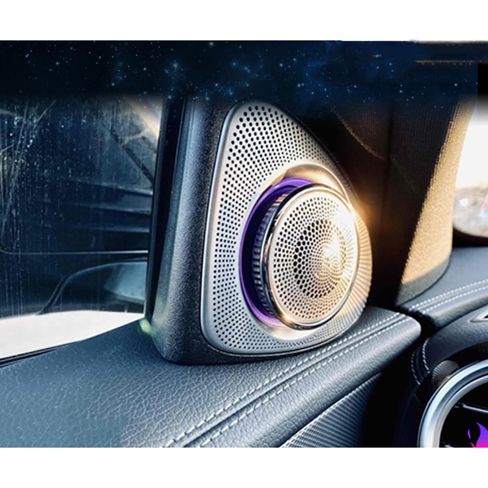 64Color 3D Rotation Speaker Tweeter For Mercedes W213 W222 W205 X253 E/S/C Class