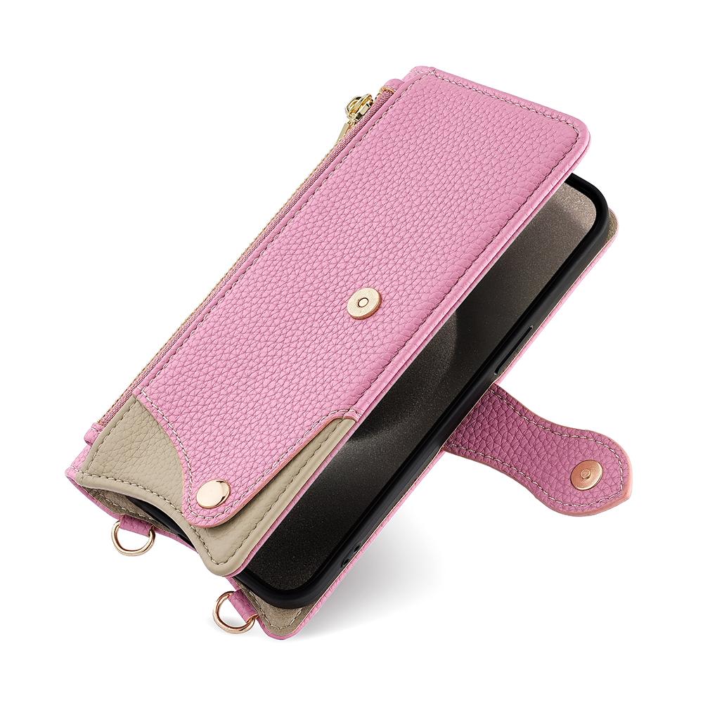 For Samsung Galaxy S25 Ultra Wallet Case Fishtail Design Leather Phone Cover with Mirror/Stand/Strap