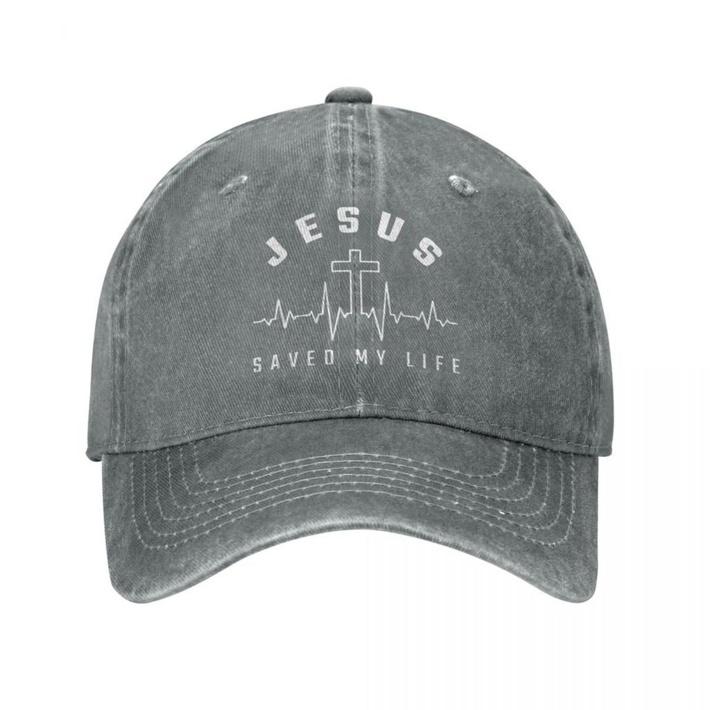 Jesus Christ Christianity Jesus Saved My Life Cotton Baseball Cap Snapback Hats Dad Cap Summer Autumn Hip Hop Casquette