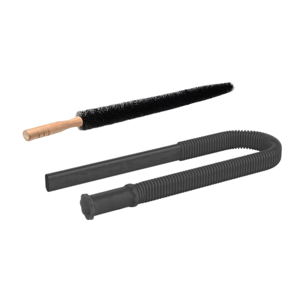 This Dryer Exhaust Cleaning Kit Includes A Flexible Dryer Lint Brush, Compatible With Most Vacuum Cleaners, For Quick Lint Removal.