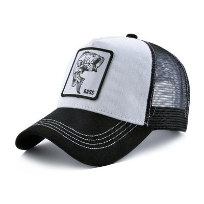 Baseball Cap With BASS Patch Men's Snapback Baseball Hat Four Seasons Outdoor Fashion Visor Caps Women Casual Cap