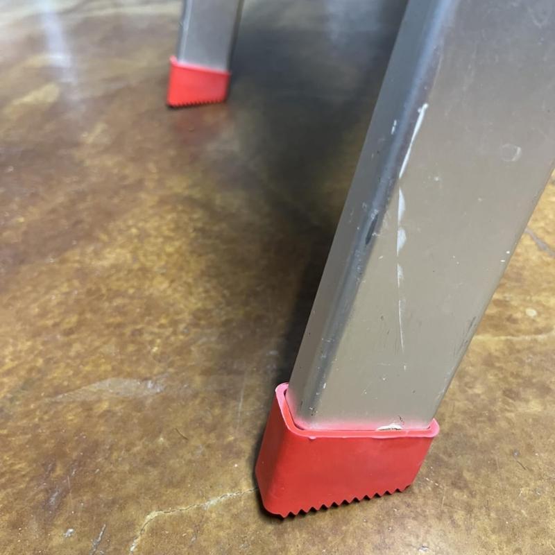 4 יחידות כיסויי רגלי סולם כרית הארכה כיסוי סולם בולם בטיחות החלפה לאביזרי בטיחות לסולם