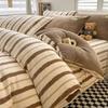 Winter Milk Fleece Bed Four-piece Set Thickened Coral Fleece Bed Sheet Quilt Cover Three-piece Bedding