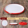 Nordic Two-Tone Melamine Snack Plate