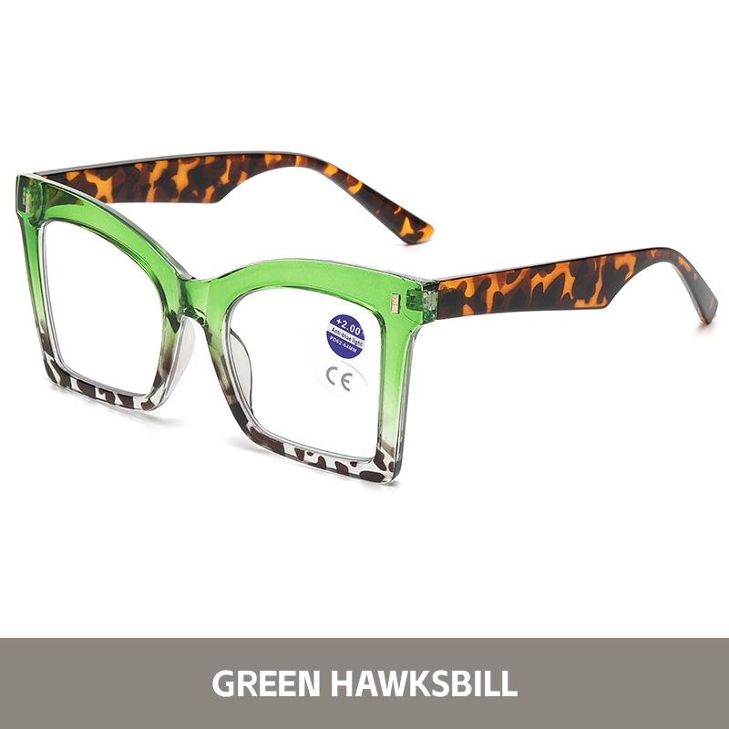 

Fashion Square Oversized Reading Eyeglasses Anti Blue Ray Glasses Outdoor Use Photochromic Presbyopic Eyeglasses Unisex Design Protect Eyes 3.5
