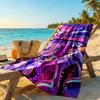 Demon Hunter Girls Customizable Name Beach Towel Quick-Dry Soft Microfiber Portable for SwimmingBeachCamping Travel Beach AccessoriesGym