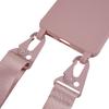For Samsung Galaxy S23+ Soft TPU Phone Case Matte Finish Smartphone Cover with Wide Lanyard