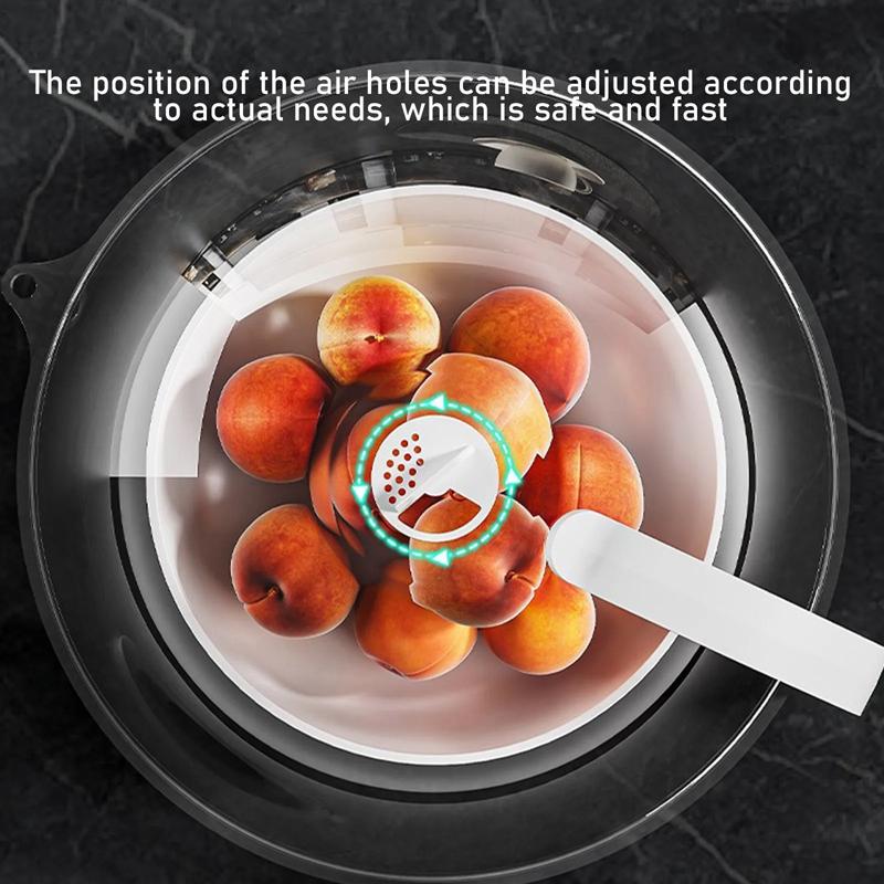 26x10cm Microwave Plate Cover,Transparent Splash-proof Cover With Steam Hole And Handle,Fits Most Plates,Keeps Microwave Clean