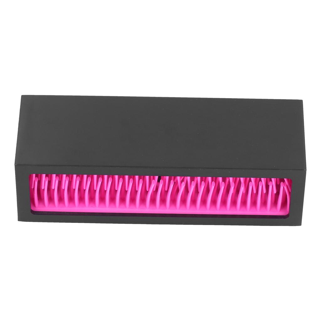 Desktop Storage Box Silicone Cosmetic Organizer Makeup Brush Holder Lipstick StandRose Red
